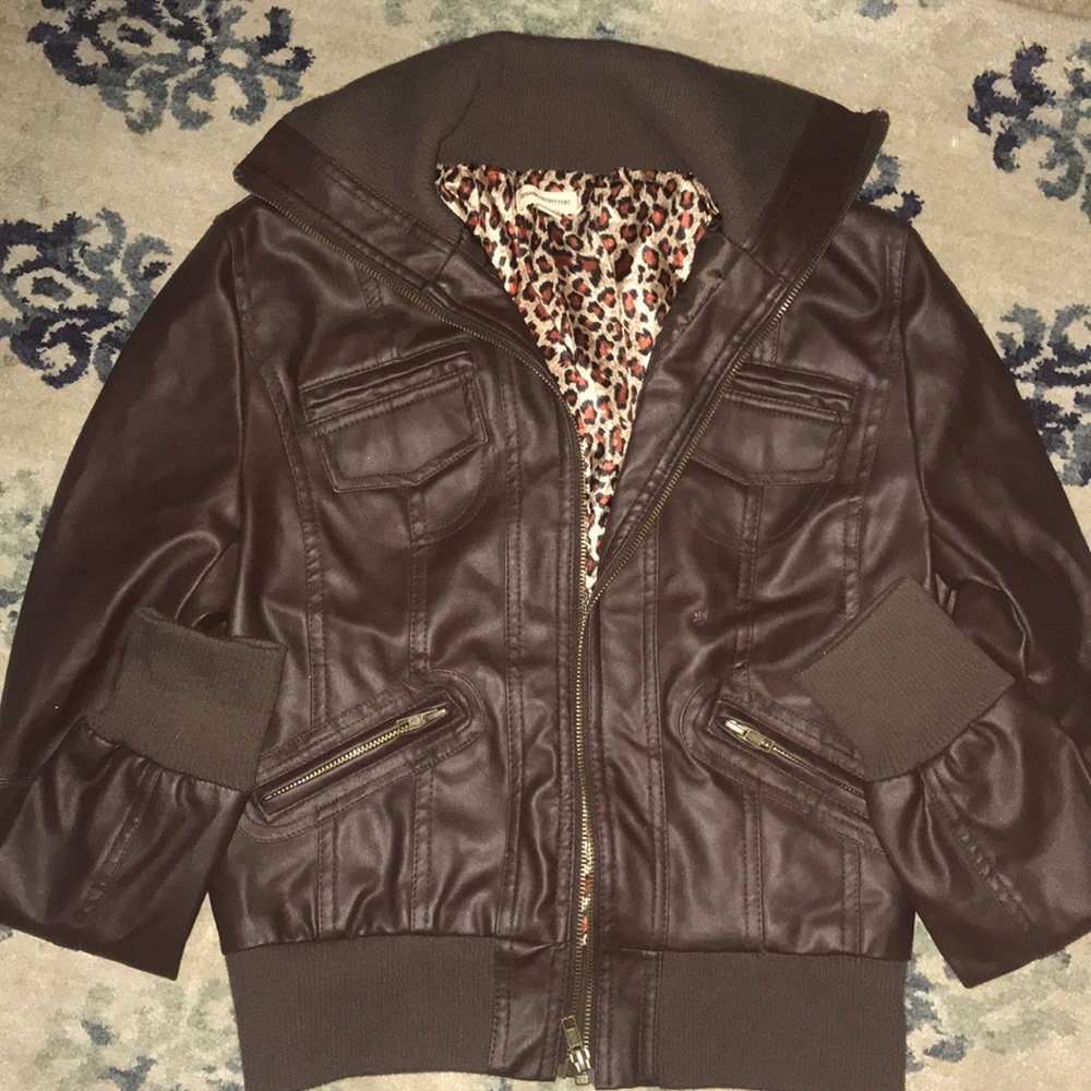 Faux Leather Jacket